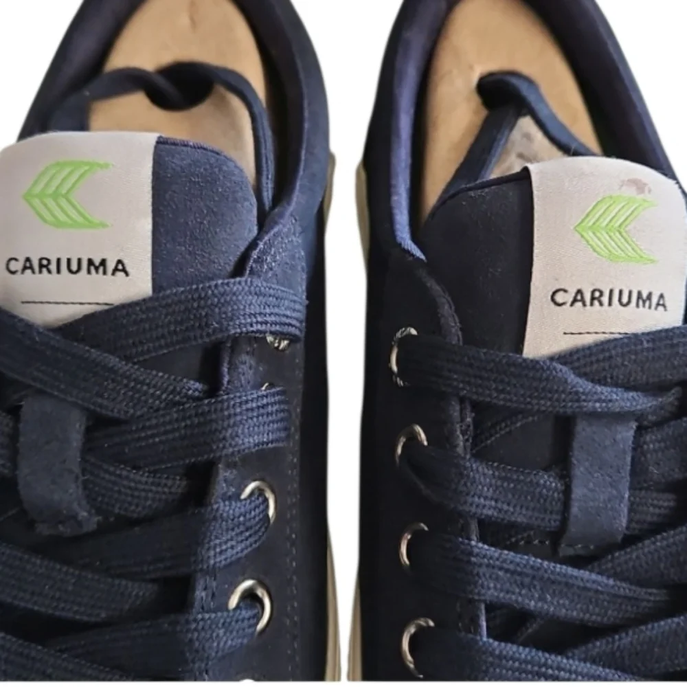 NEW NAVY Cariuma OCA Low NAVY BLUE Suede Sneaker Unisex Men's 9 Women’s 10.5